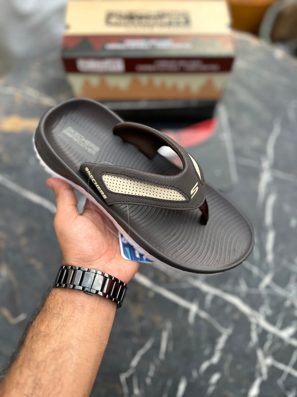 Sk relax fit Flip Flop Brown (Slides)