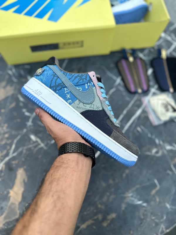 AF 1 x Traviss Scottt Low 'Cactus Jack' Blue