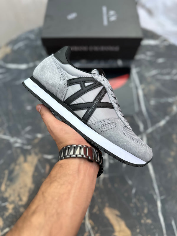 AX trainers-Grey Black