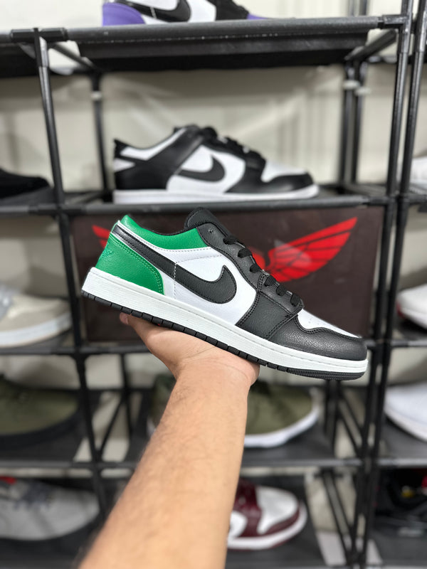 Aj 1 black green lows