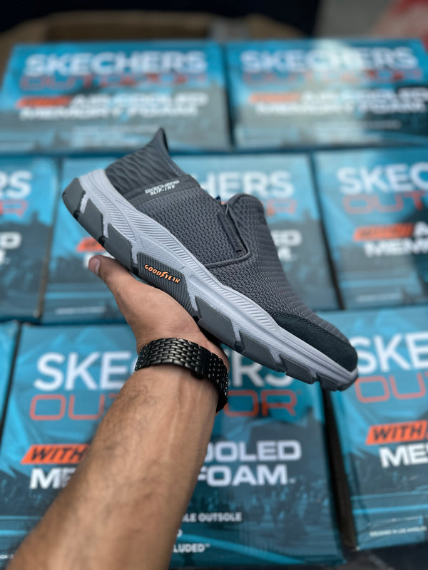 Skechers Slip inns-Goodyear-Grey