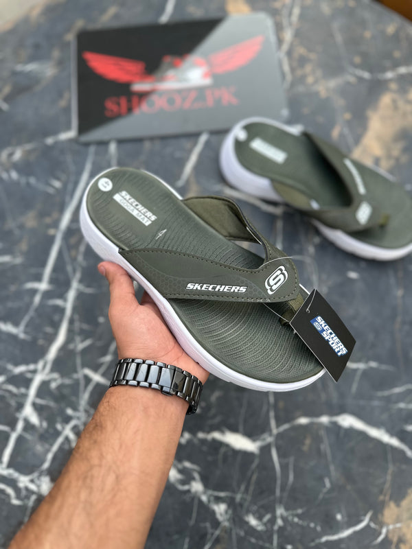 Skechers Flip Flop Green (Slides)