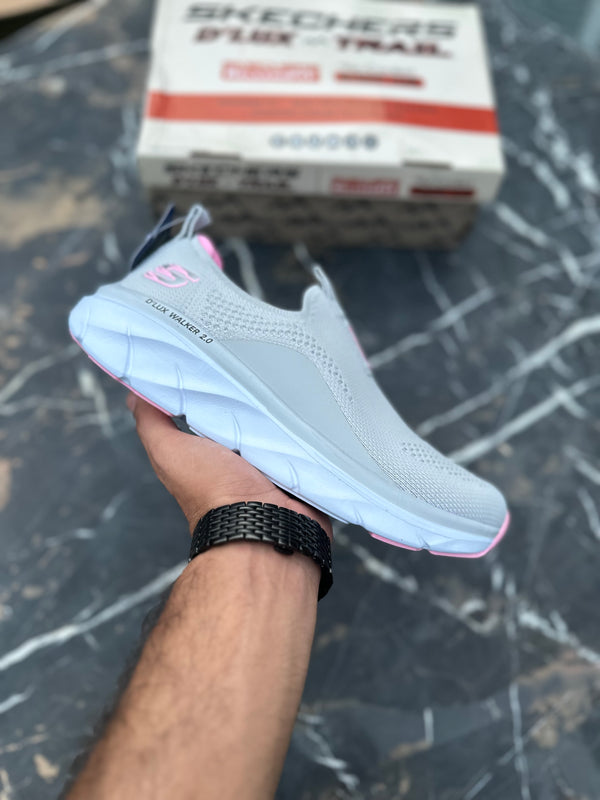 Skechers D’lux White pink