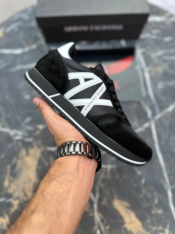 AX trainers-Black White