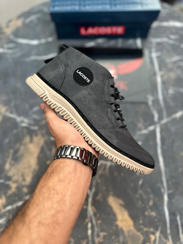 Lacosste Highs Black Grey