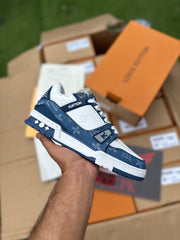 LV Trainers Blue white